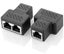 RJ45 Splitter Connectors Adapter 1 To 2 Ethernet Coupler Double Socket Hub Plug Carousel 1