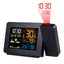 W/Station W/less Sensor In/Outdoor Humidity Meter Digital Alarm ProjectionClock Carousel 9