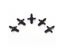 50pcs Barb And Garden 4/7mm Splitter Adapter Connector Irrigation Hoses Pvc Carousel 6