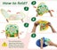 Bean Bag Toss Game for Kids 3 in 1 Cornhole Game Set for Toddlers Carousel 15