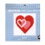 BEUTRON Cross Stitch Kit For Beginner Heart 6x6cm Carousel 1