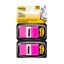 Post-it Flags 680-BP2 25x43mm Bright Pink Pack of 2 Carousel 1