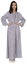 Bimba Printed Abaya with Designer Sleeves Muslim Prayer Dress Islamic Clothes Carousel 1