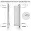 Magnetic Large Cat Pet Flap Door Pet Door with 4 Way Lock Size L Carousel 6