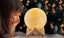 Moon Light Night Lamp 12cm diameter warm white or cool white Carousel 6