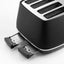 Delonghi Distinta Moments 4 Slice Toaster - Black Carousel 5