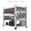 12 GPU Miner/Mining Rig Frame/Case/Rack Dual Power Supply For Crypto Currency Carousel 5