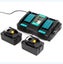 Battery Charger MAKITA BL1830 Li-Ion Battery Dual Charger Carousel 2
