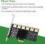PCIE PCI-E 1X 1 To 6 External Riser USB 3.0 Adapter Multiplier Card For Mining Carousel 6