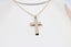 9ct Gold Solid Cross Pendent Carousel 2