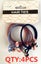 HAIR TIES - Colour Asstd 4PCS (12 Packs) Carousel 1