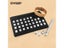 OWDEN 37Pcs 1/8" Leathercraft Alphabet Number Stamping Tool Set Metal Leather Carousel 6
