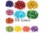50PCS 9*9mm Diy Colorful Glitter Glass Mosaic Stones For Mosaic Making Carousel 3