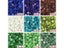 50PCS 9*9mm Diy Colorful Glitter Glass Mosaic Stones For Mosaic Making Carousel 5