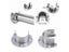 Stainless Steel Clothes Rail Closet Pole Bathroom Rod Carousel 2