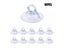 10PCS 45mm Clear Sucker Suction Cups Mushroom Head Hooks For Window/Wedding/Car Carousel 6