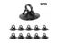 10PCS 45mm Clear Sucker Suction Cups Mushroom Head Hooks For Window/Wedding/Car Carousel 1