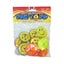 Bag of 12 Plastic Smiley Mini Spinning Tops Carousel 1