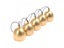 10 Pieces Christmas Metal Bell Decoration Pure Copper Bell Pendant Brass Door Carousel 7