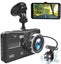 Dash Cam MASO Dual Lens Full HD 1080P 4 inch IPS Car DVR Camera Carousel 4