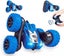 Remote Control Car 2 in 1 Tire Switching RC Stunt Cars 4WD 2.4Ghz Double Sided Carousel 5
