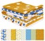Soimoi 8 Pc Fat Quarter Bundle, Floral Print 18"x 22" DIY Patchwork- 100% Carousel 1
