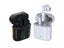 2X Wireless Bluetooth Headphones Sports Earbuds with Charging Case White Black Carousel 1