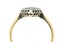 Antique French 18k Gold Silver GIA NO HEAT Pave Sapphire & Diamond Navette Ring Carousel 6