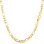 14K Yellow Gold Filled Figaro Chain Necklace, 3.2 mm Wide Carousel 1