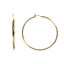 10k Yellow Gold 1.5mm Shiny Round Tube Hoop Earrings Carousel 4