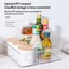 4PCS Food Storage Containers Organizer Refrigerator Storage Box Carousel 5
