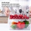 4PCS Food Storage Containers Organizer Refrigerator Storage Box Carousel 6