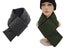2X Unisex Scarf Neck Wraps with Mobile Phone Storage Bag Grey Green Carousel 1