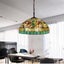 Large 46cm shade New Design Handmade Tiffany Pendant Light Carousel 3