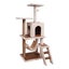 Furtastic 110cm Cat Tree Scratching Post Condo Tower Furniture - Beige Carousel 3