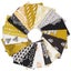 Soimoi 16 Pc Fat Quarter Bundle, Asian Block Print 18"x 22" DIY Patchwork- 100% Carousel 4
