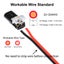10pcs 2pin Pluggable Wire Connector Quick Splice Electrical Cable Crimp Terminal Carousel 3