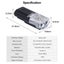 10pcs 2pin Pluggable Wire Connector Quick Splice Electrical Cable Crimp Terminal Carousel 6