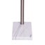 Sarantino Metal Arc Floor Lamp 3 Shades in Nickel Finish & Marble Base Carousel 3