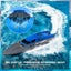 RC Boat 32CM Control Electric Boat Speedboat for Summer Children Toy 2 Battery Carousel 4