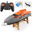 RC Boat 32CM Control Electric Boat Speedboat for Summer Children Toy 2 Battery Carousel 1