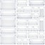 25PCS Plastic Drawer Organizers Storage Bins Set Carousel 1