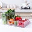 4PCS Refrigerator Food Storage Containers Box Organizer Carousel 10