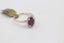 9ct Gold Genuine Ruby & Diamond ring Carousel 7