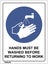 567 EMMJAY- Hands Must Be Washed Before Returning to Work Sign 225 x 300mm Carousel 1