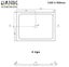 Framed Shower Rectangle Sliding 1200wx900dx1900h Door+Tray+Wall Liner $720 Carousel 14