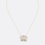 Antique Victorian 18k Gold & Platinum Cabochon Opal & Diamond Pendant Necklace Carousel 3