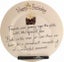 Personalised 21st Birthday Gift Plate: Round (Box) Signed & Sealed Carousel 1