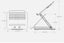 Aluminium Laptop Stand Height Adjustable Sliver Perfect4 Macbook Surface Carousel 3