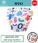 100pcs*BULK*Happy Flute®upgraded toilet training pants/swim nappy w/ SNAP BUTTON Carousel 6